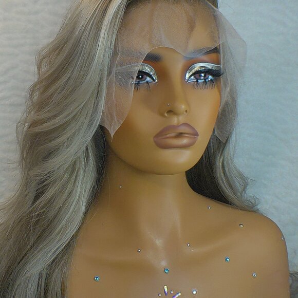 Elegant Sparkly Mannequin Head Bust for wig, jewelry and hat display